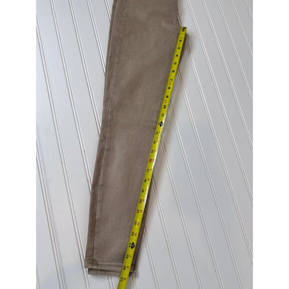 NWT L’AGENCE Skinny Wax Coated Pants Tan & Brown Cropped Skinny Bundle Size 25 - Picture 10 of 10